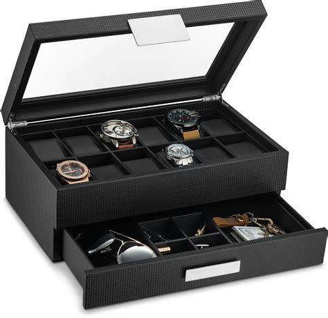 mens metal watch box|single watch boxes for men.